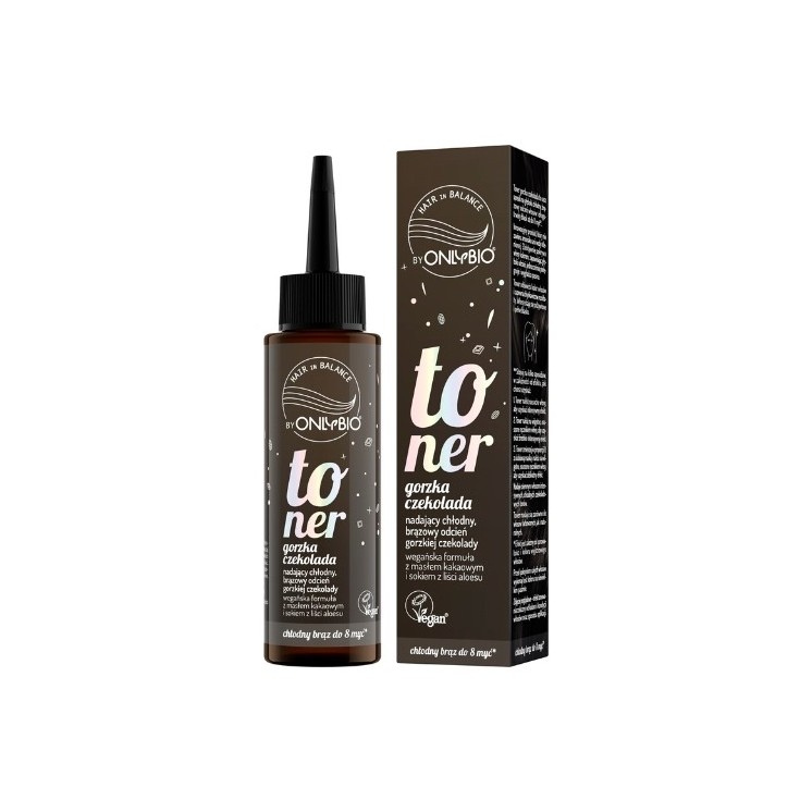 OnlyBio Hair in Balance Haar Toner Donkere Chocolade 100 ml