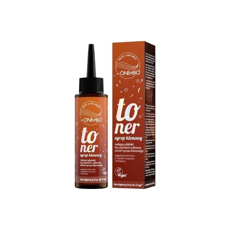 OnlyBio Hair in Balance Haartoner Ahornsirup 100 ml