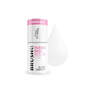 BrushUp! Rubber основа Must Be Baza hybrydowa Flash All White 5 г