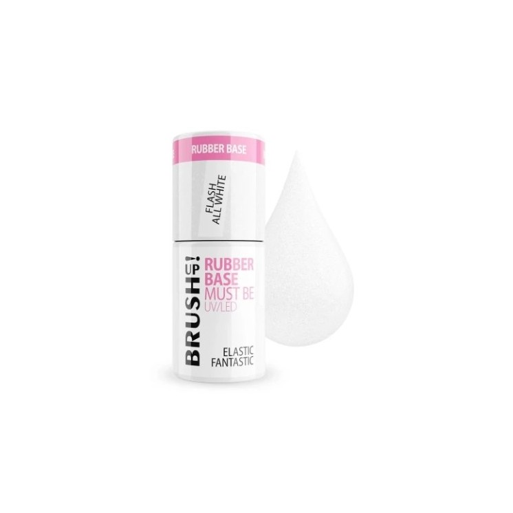 BrushUp! Rubber основа Must Be Baza hybrydowa Flash All White 5 г