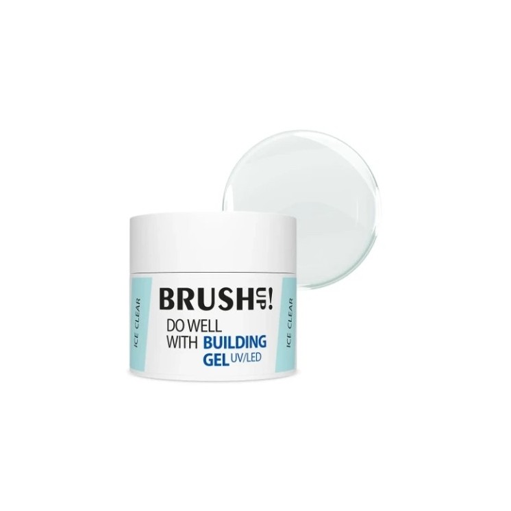 BrushUp! Do Well with Building Gel zum Auftragen von Make-up Ice Clear 12 g