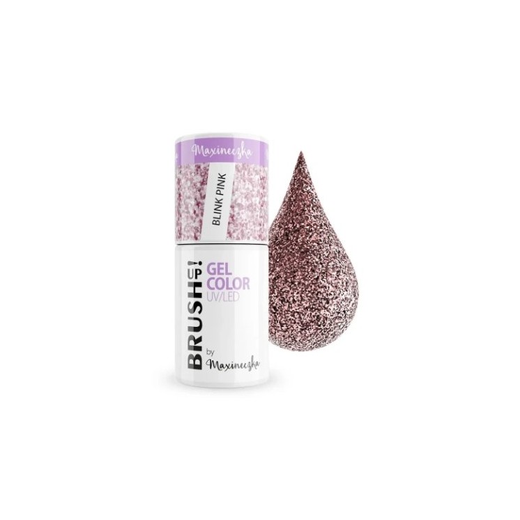 BrushUp! by Maxineczka Гібридний лак для нігтів Blink Pink 5 g
