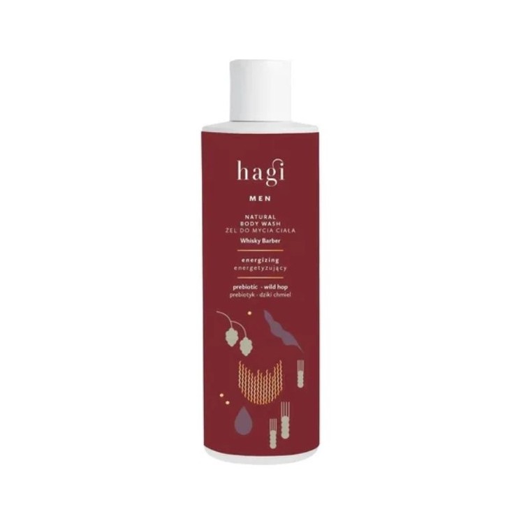 Hagi Natural Energizing Duschgel für Männer Whisky Barber 300 ml
