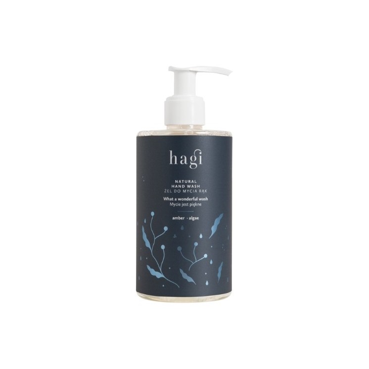Hagi Washing — прекрасний натуральний гель для миття рук з водоростями та бурштином 300 мл