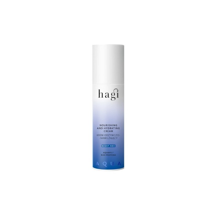 Hagi Aqua Zone Natuurlijke voedende en hydraterende nachtcrème voor het gezicht 50 ml