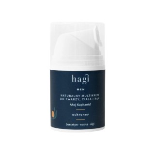 Hagi Men naturalny ochronny Multikrem do twarzy, ciała i rąk Ahoj Kapitanie! 50 ml