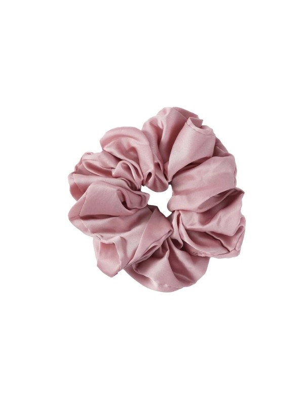 Sister Young Lilu satynowa Gumka do włosów Scrunchie Pink 1 sztuka