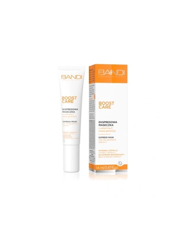 Bandi Boost Care ekspresowa Maseczka do twarzy z Witaminą C nowej generacji 14 ml