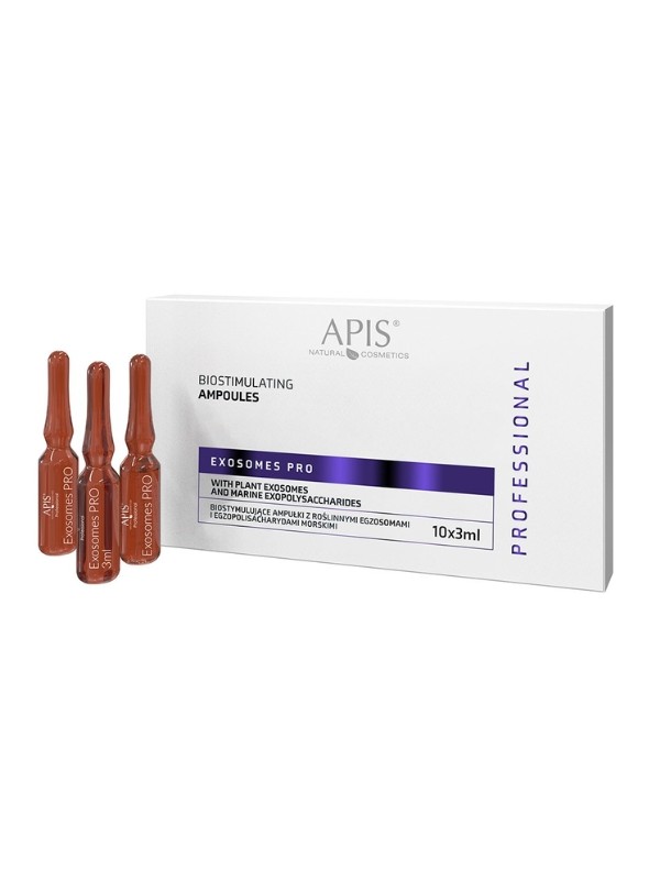 Apis Exosomes Pro biostymulujące Ampułki do twarzy z roślinnymi egzosomami 10x3 ml