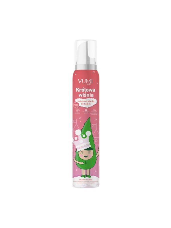 Yumi Kids Królowa wiśnia kolorowa Pianka do kąpieli 250 ml