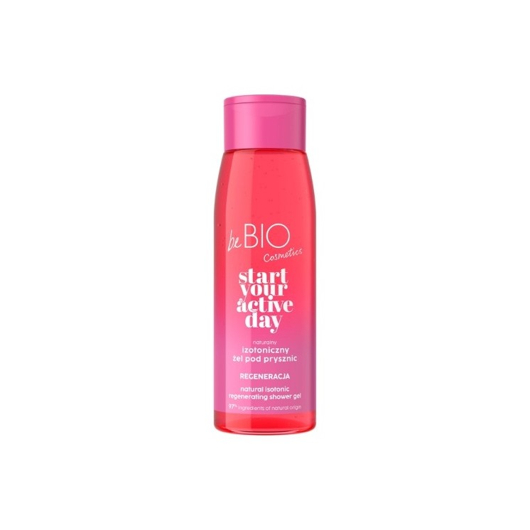 BeBio Cosmetics Натуральний ізотонічний гель для душу Start Your Active Day РЕГЕНЕРАЦІЯ 400 мл