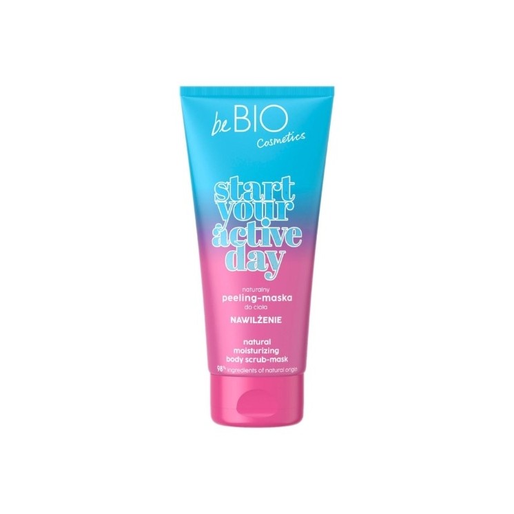 BeBio Cosmetics Натуральний peeling - маска для тіла Start Your Active Day ЗВОЛОЖЕННЯ 200 мл