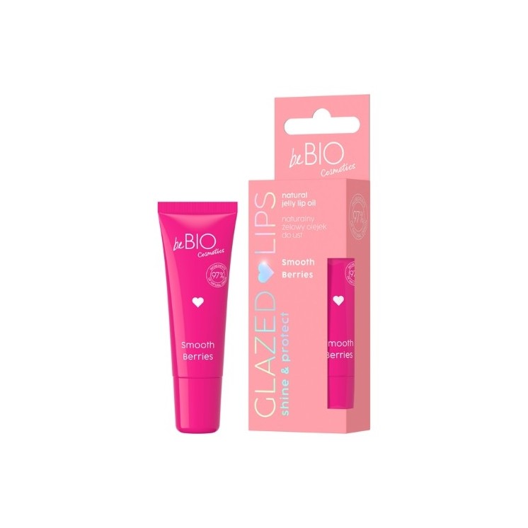 BeBio Cosmetics GLAZED LIPS Natuurlijke Gel Lip Olie Smooth Bessen 10 ml