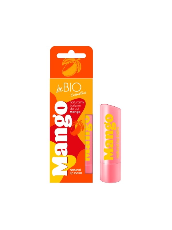 BeBio Cosmetics Naturalny odżywczy balsam do ust Mango 5 g