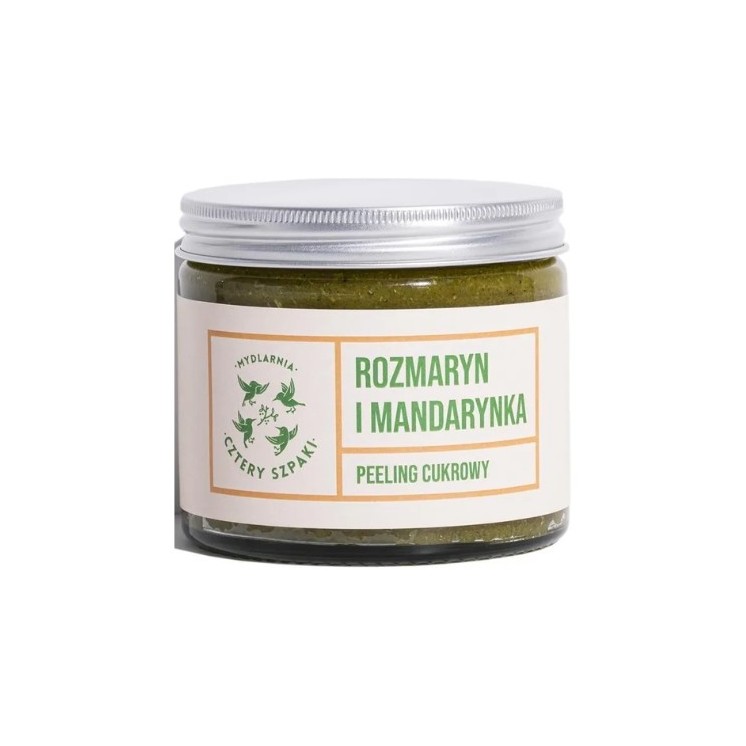 Mydlarnia Cztery Szpaki Peeling для тіла з розмарином і мандарином 250 мл