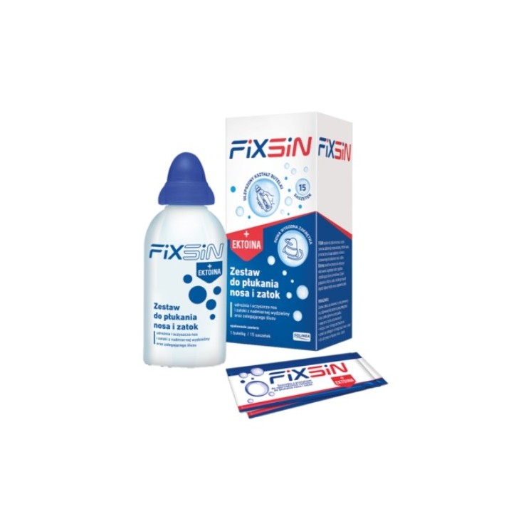 Fixsin Sinus and Nasal Rinsing Kit Bottle 240 ml + 15 sachets