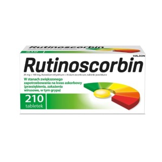 Rutinoscorbin 210 tablets
