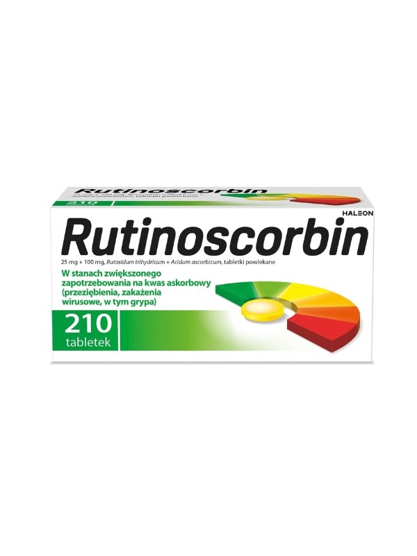 Rutinoscorbin 210 tabletek