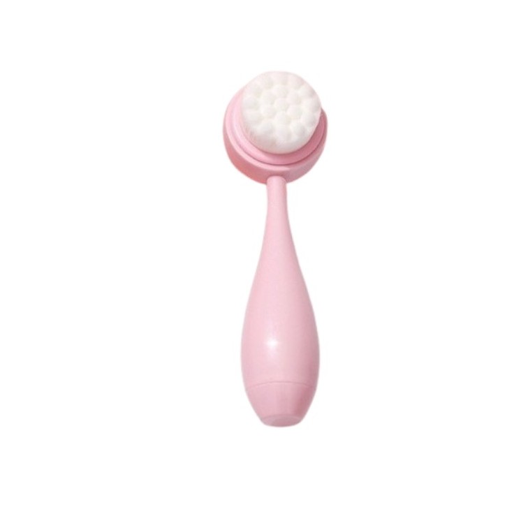 Ecarla Dubbelzijdige Siliconen Gezichtsreinigingsborstel 1 stuk