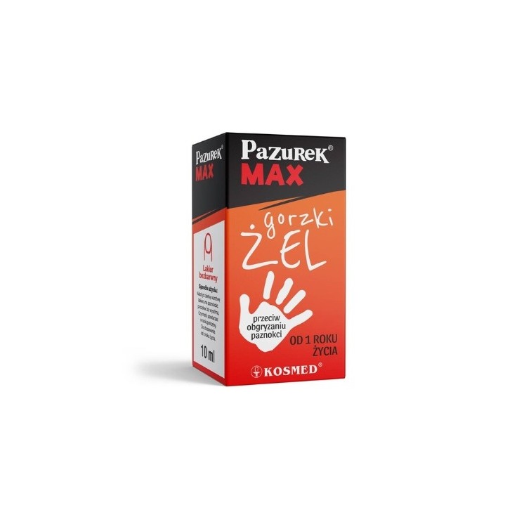 Kosmed Pazurek Max bitter Anti-nail biting gel 10 ml