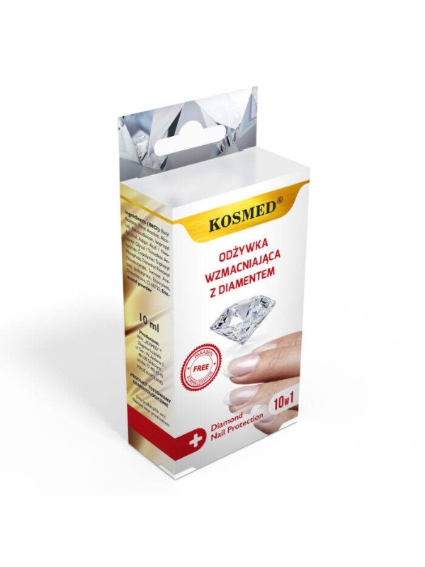 Kosmed Odżywka do paznokci Diamentowa 10w1 10 ml