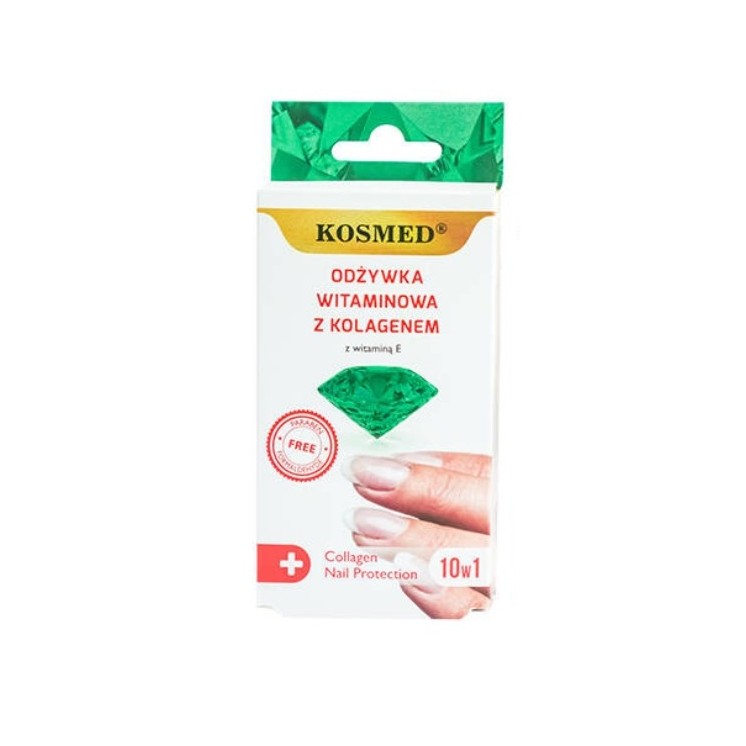 Kosmed Nagelpflege Vitamin mit Kollagen 10 in 1 10 ml