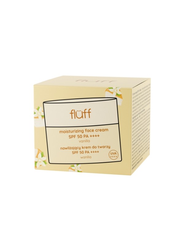 Fluff Krem do twarzy SPF50 Wanilia 50 ml 