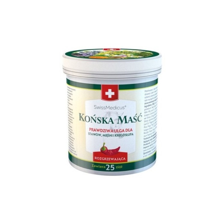 SwissMedicus Maść końska rozgrzewająca 250 ml