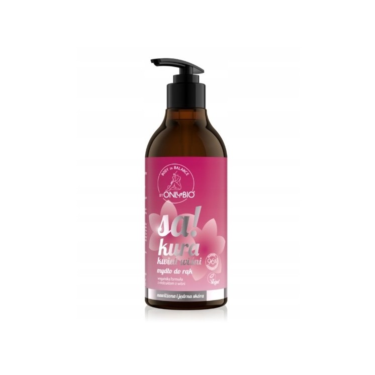 ONLYBIO Body in Balance Sakura Cherry Blossom Hand Soap 400 ml
