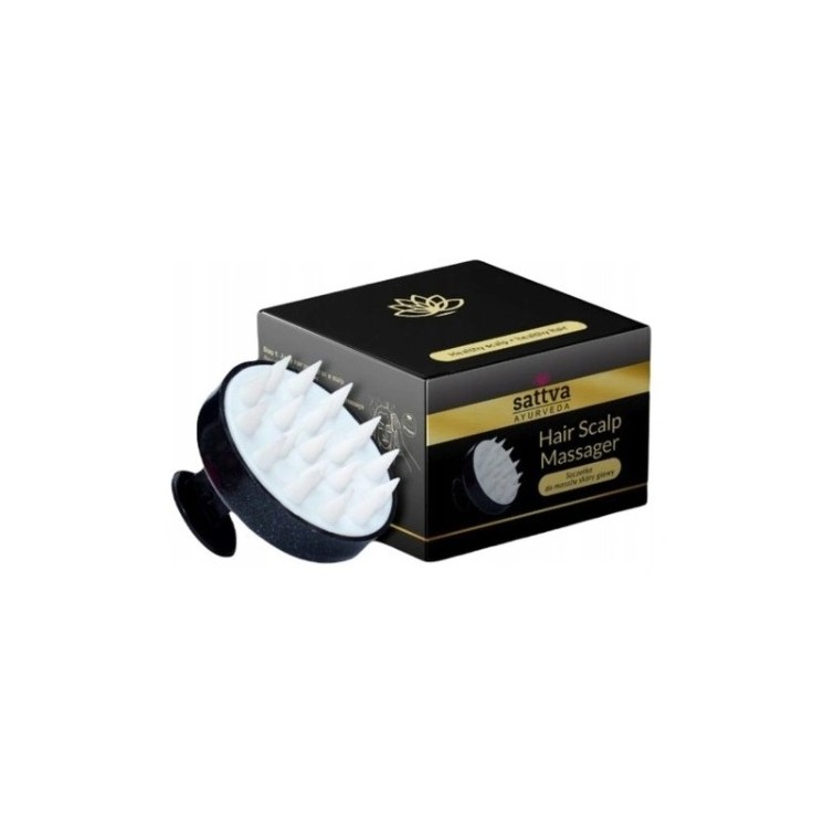 Sattva Ayurveda Scalp Massager Black 1 piece