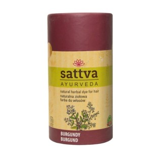 Sattva Ayurveda Натуральна рослинна фарба для волосся бордова 150 г