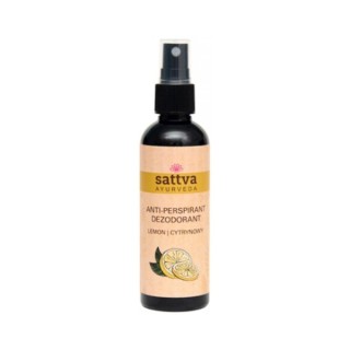 Sattva Ayurveda natürliches Antitranspirant Zitrone 80 ml