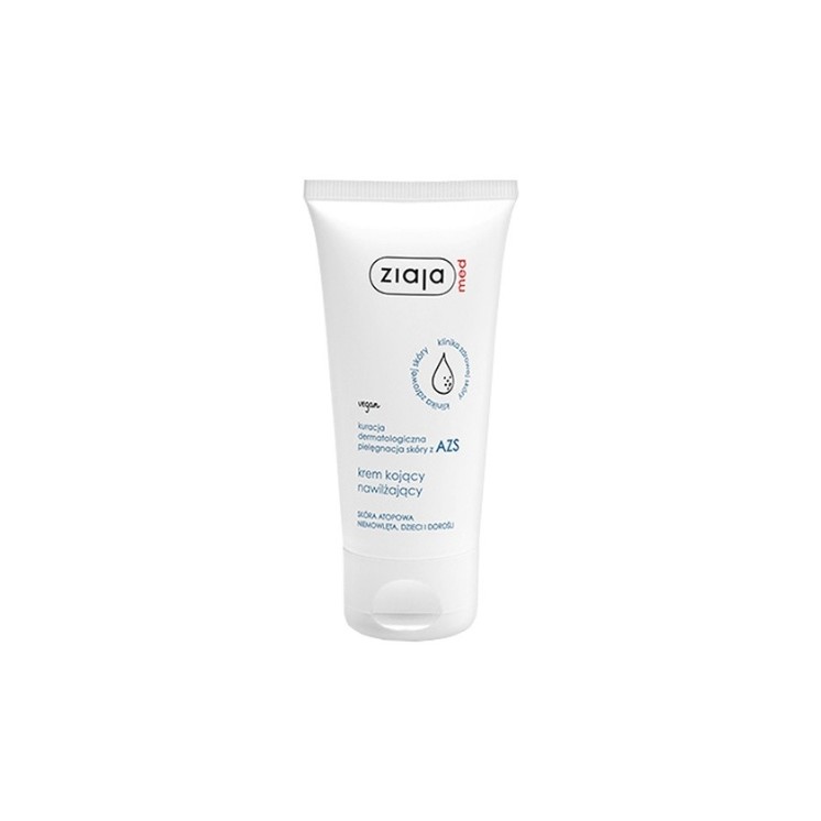 Ziaja Med AZS Dermatologische behandeling Hydraterende gezichtscrème voor atopische huid, baby's/kinderen/volwassenen, 50 ml