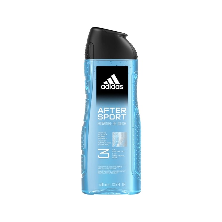 Гель для душу Adidas для чоловіків 3in1 після Sport 400 мл