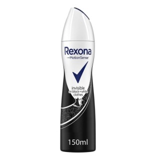 Rexona anti-inhalator Invisible Black + White 150 ml