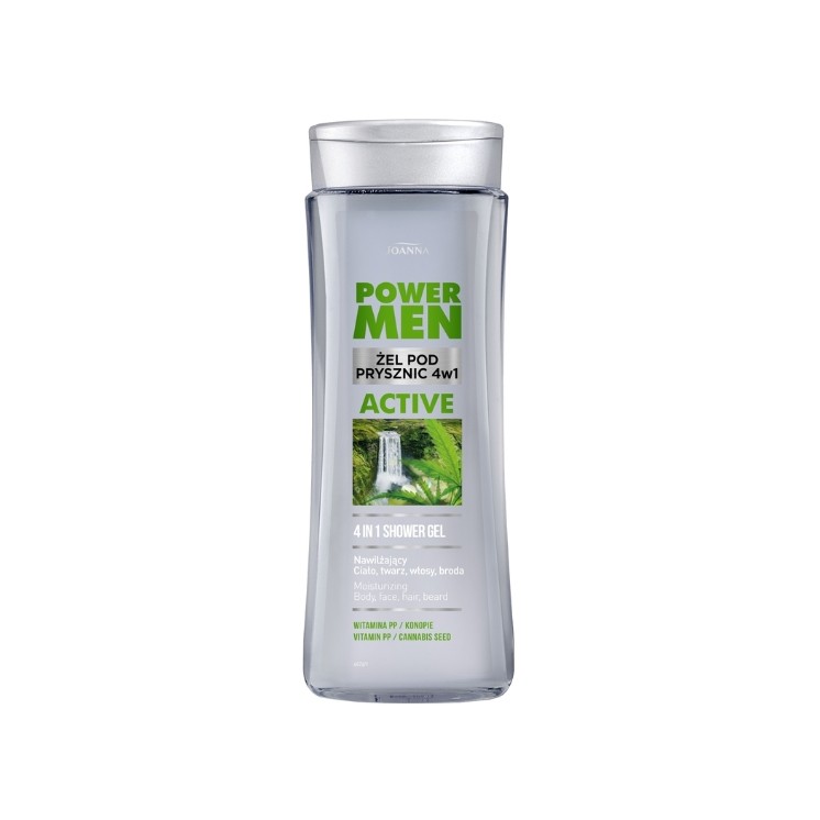 Гель для душу Joanna POWER MEN 4в1 ACTIVE 300 мл