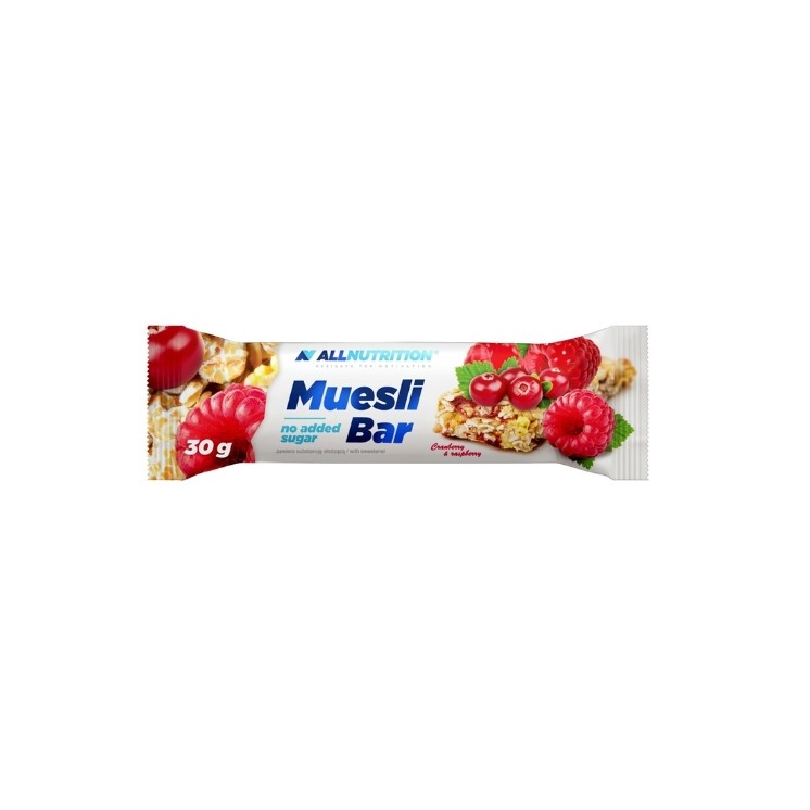 AllNutrition Mueslireep Cranberry & Framboos 30g(31-12-2025)