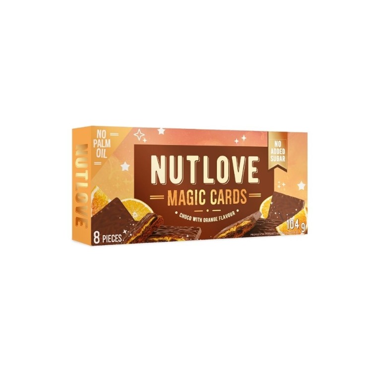 AllNutrition NutLove Magic Cards Koekjes Chocolade & Sinaasappel 104 g