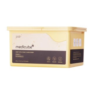 Medicube Deep Vita C Daily Quick Mask Verhelderende Gezichtsmaskers Set van 30 stuks.