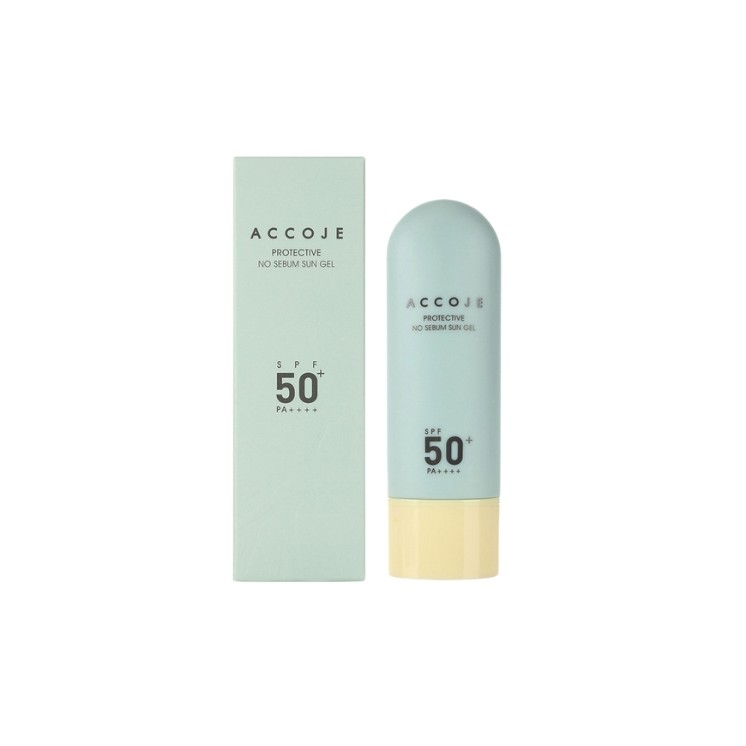 Accoje Protective Sunscreen Gel No Sebum SPF50 + PA++++ 50 ml