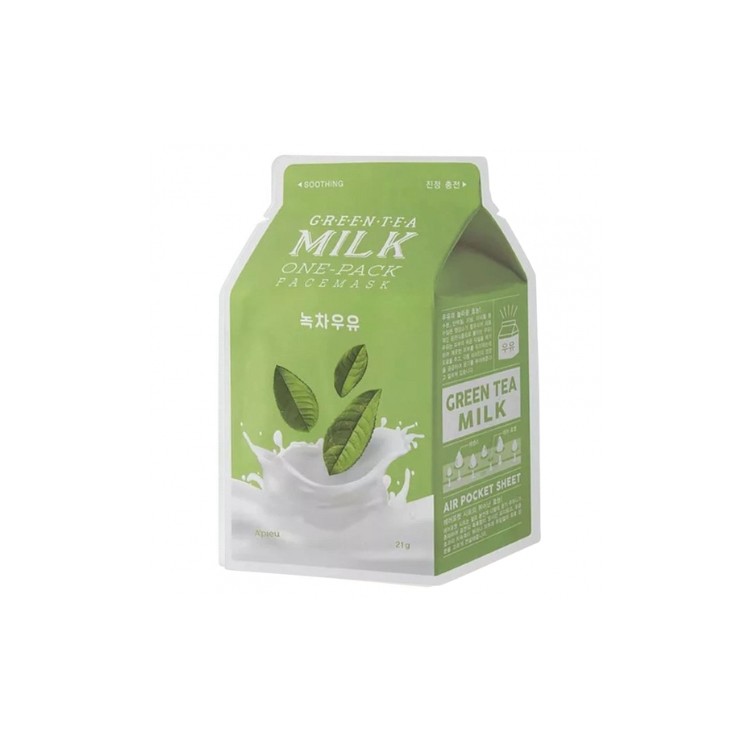 Apieu Green Tea Milk One-Pack Sheet Mask 21g