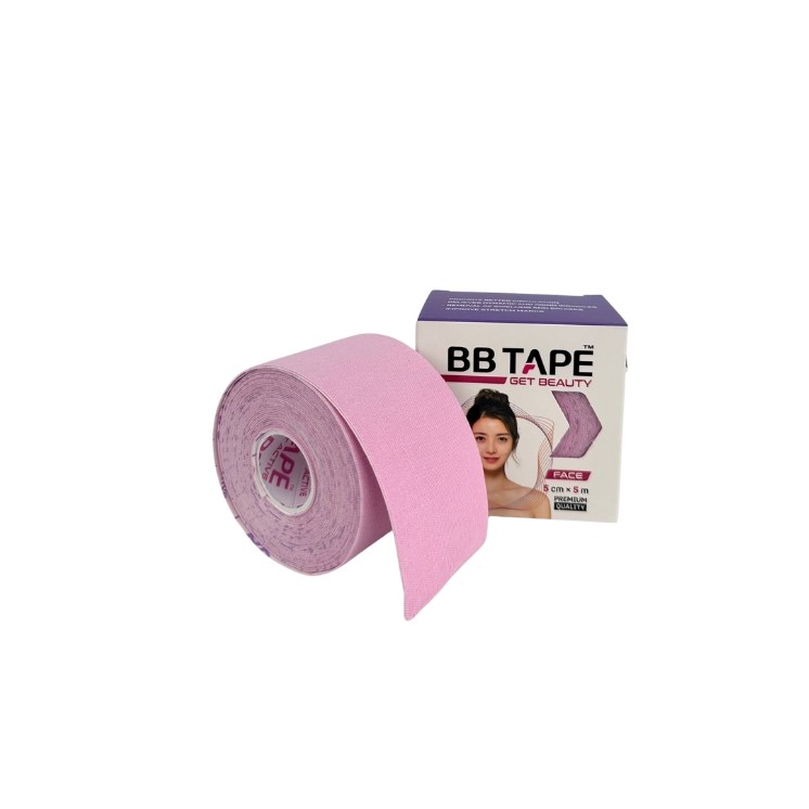 Кінезіологічна стрічка BB Tape Cherry Pink 1 шт.