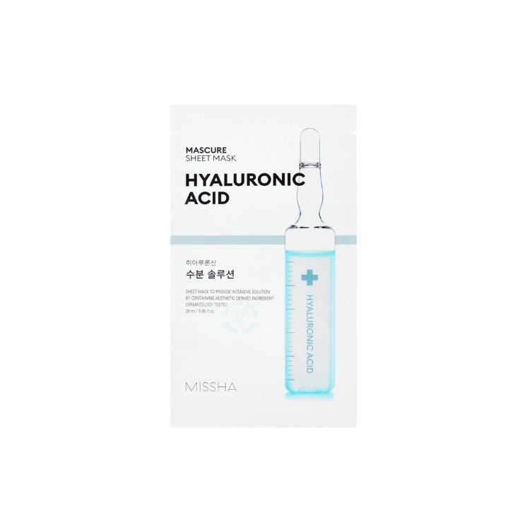 Missha Mascure Hydro Hyaluronzuur Sheet Mask Sheet Mask 28 ml