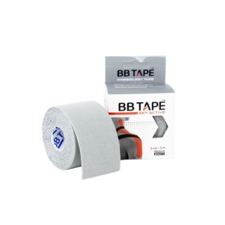 BB Tape Kinesiologie Tape Plain Grey 1 stuk