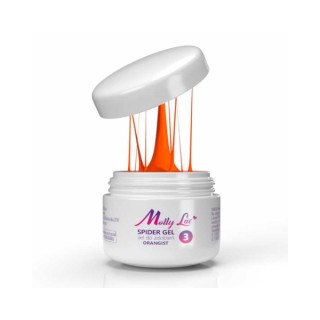MollyLac Spider Gel Dekorationsgel /3/ Orangist 3 ml