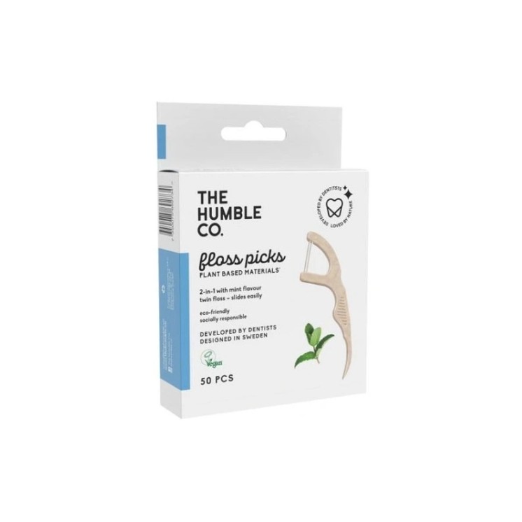 Humble Dental Floss Zahnstocher Weiß 50 Stück
