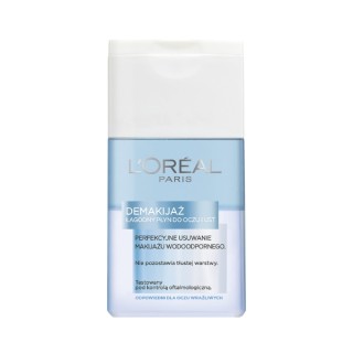 Ніжна рідина для зняття макіяжу з очей та губ L'oreal 125 мл