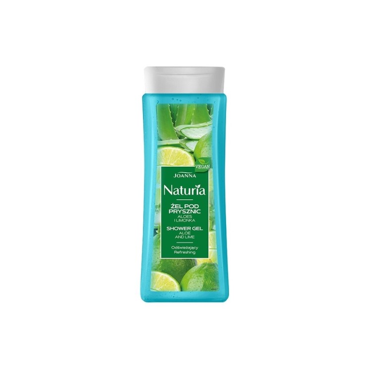 Joanna NATURIA Aloe and lime shower gel 300 ml