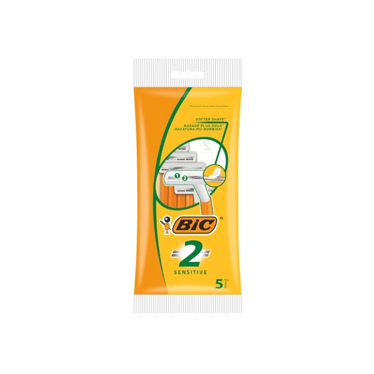 Бритви Sensitive BIC 2, 5 шт.