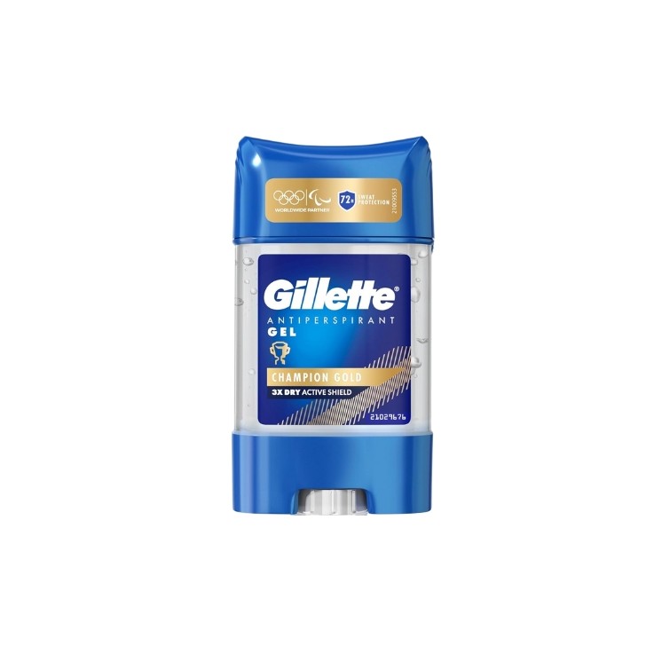 Gillette Champion Gold Antitranspirant Gel 70 ml